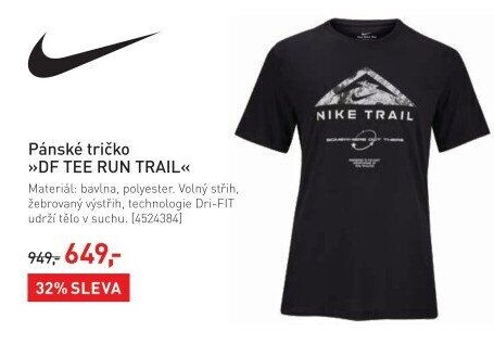 Pánské sportovní tričko Nike