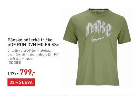 Pánské sportovní tričko Nike