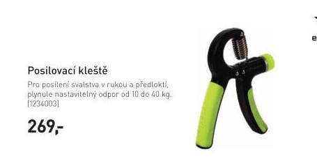 Posilovací kleště Energetics