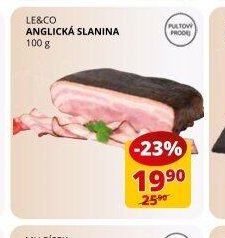 Le&Co Anglická slanina