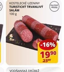Kostelecké uzeniny Turistický trvanlivý salám