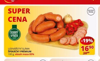 Uzenářství Sláma Špekáčky prémium 100g