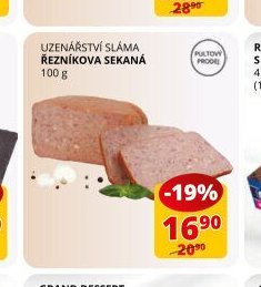 Uzenářství Sláma řezníkova sekaná 100g