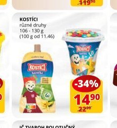 Kostíci různé druhy 106-130g
