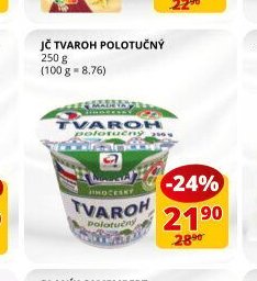 JČ Tvaroh polotučný 250g