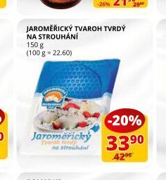 Jaroměřický tvaroh tvrdý na strouhání 150g