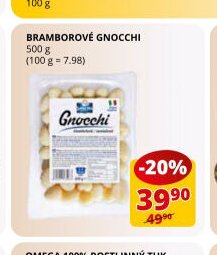 Bramborové gnocchi