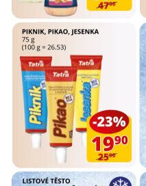 Piknik, Pikao, Jesenka
