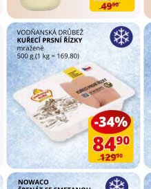 Vodňanská drůbež kuřecí prsní řízky