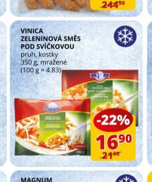 Vinica zeleninová směs pod svíčkovou