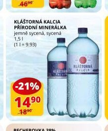 Klášterná Kalcia minerálka