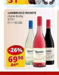 Lambrusco Riunite
