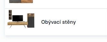 Obývací stěny
