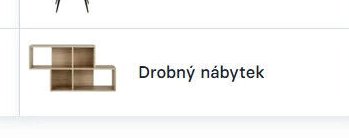 Drobný nábytek