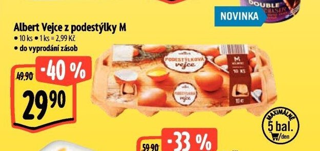 Albert Vejce z podestýlky M