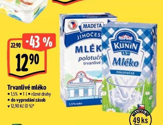 Trvanlivé mléko
