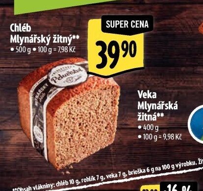 Chléb Mlynářský žitný