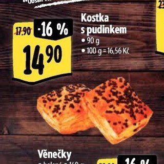 Kostka s pudinkem