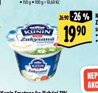 Kunín Zakysaná smetana