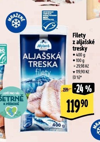 Filety z aljašské tresky