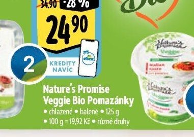 Nature's Promise Veggie Bio Pomazánky