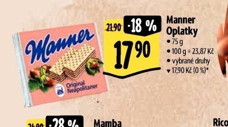 Manner Oplatky