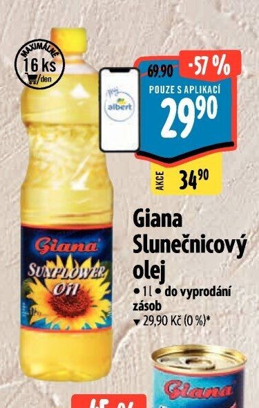Giana Slunečnicový olej