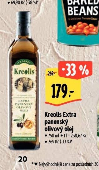 Kreolis Extra panenský olivový olej