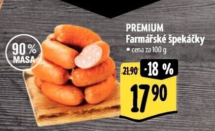 Farmářské špekáčky Premium Albertovo uzenářství