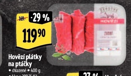 Hovězí plátky Albert