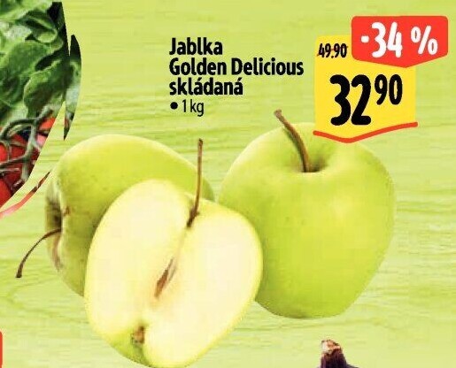 Jablka Golden Delicious