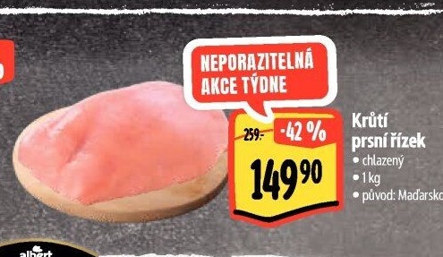 Krůtí prsní řízky