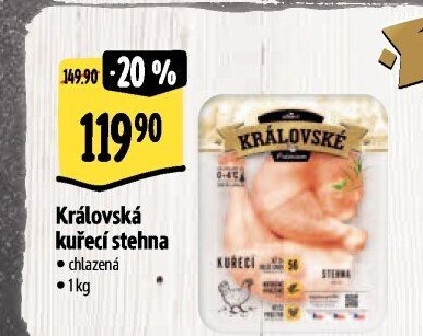 Kuřecí stehna královská Premium Albert