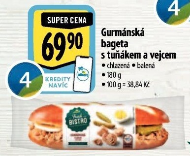 Obložená bageta Albert Fresh Bistro