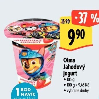 Ochucený jogurt Olma