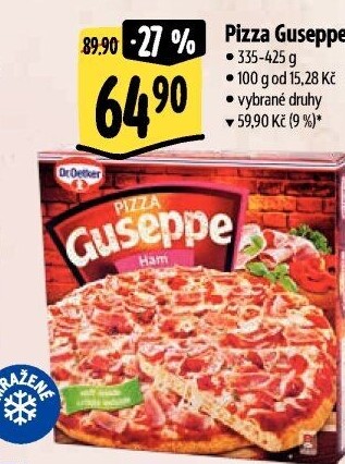 Pizza mražená Guseppe Dr. Oetker