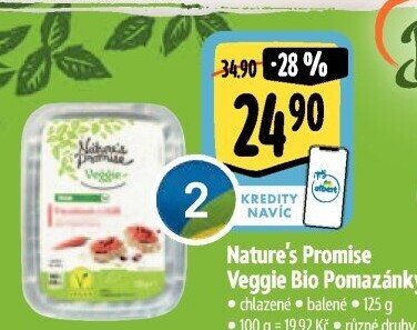 Pomazánky Veggie Bio Nature'