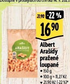 Pražené arašídy Albert