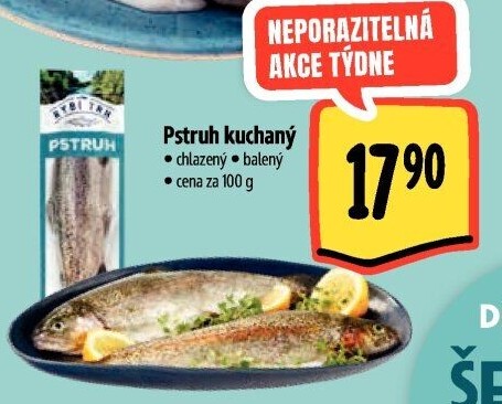 Pstruh kuchaný Albert