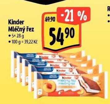 Řez mléčný Kinder