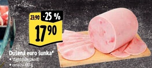 Šunka euro dušená standard