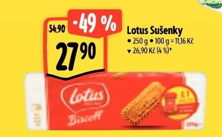 Sušenky Biscoff Lotus