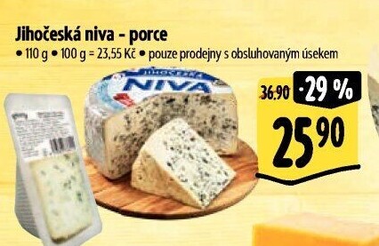 Sýr Niva Jihočeská 50% Madeta