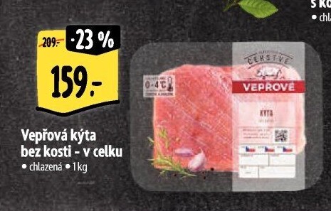 Vepřová kýta bez kosti Albert