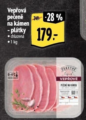 Vepřová pečeně na kámen Albert