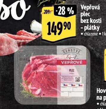 Vepřová plec bez kosti Albert