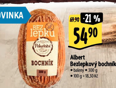 Bochník bez lepku Albert