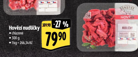 Hovězí nudličky Albert