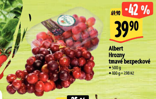 Hrozny tmavé bezsemenné Albert