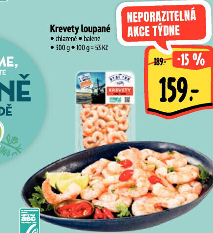 Krevety loupané Albert